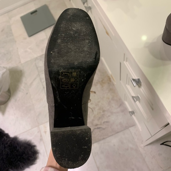 Aldo grey microfibre boots - Picture 6 of 6